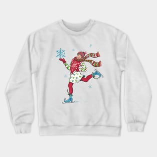 Skater Girl Crewneck Sweatshirt